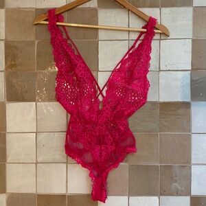 Hot Pink Victoria’s Secret Lingerie